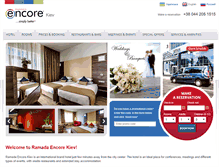 Tablet Screenshot of encorekiev.com
